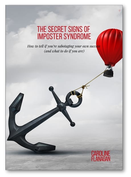 Book cover - The secret signs of Imposter Syndrome